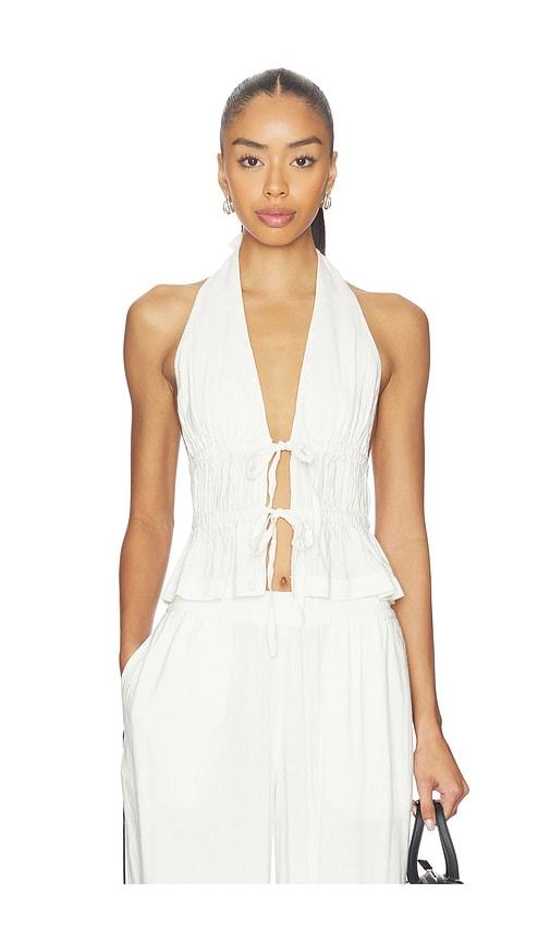 lspace august top in cream. - size l (also in xl)