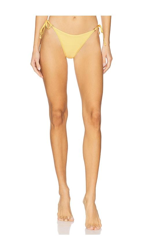 lspace banning bikini bottom in lemon. - size l (also in xs, xl)