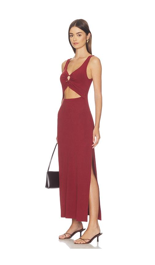 lspace camille dress in brick. - size l (also in s, xs, m, xl)