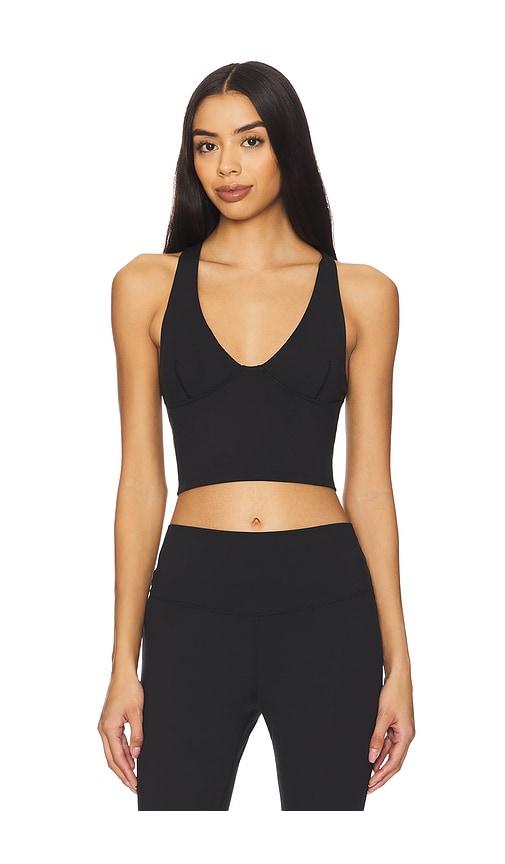 lspace declan top in black. - size l (also in xs, xl)