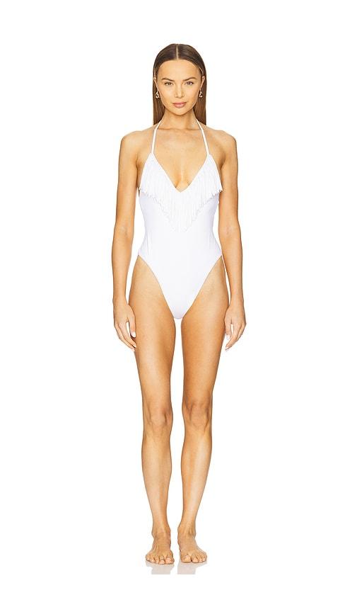 lspace desert days one piece swimsuit in white. - size s (also in xs)