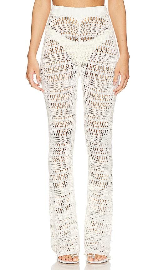 lspace golden hour pant in white. - size l (also in m)