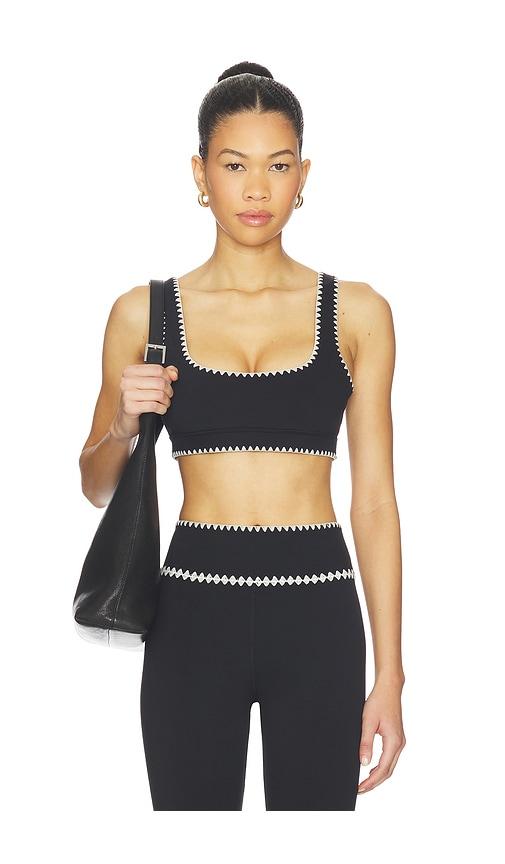 lspace heartbreaker sports bra in black,white. - size s (also in xs)