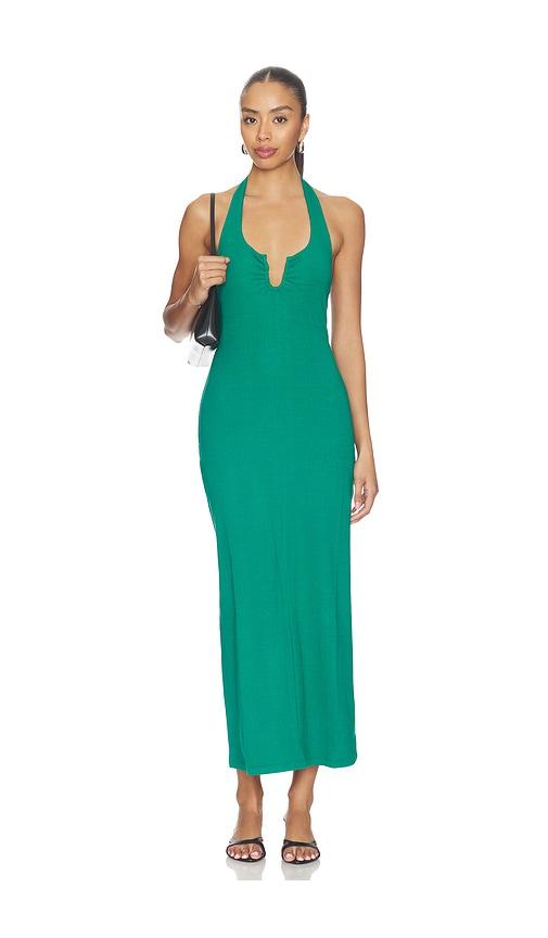 lspace la femme dress in dark green. - size l (also in s, xs, m, xl)