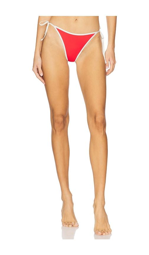 lspace levy bikini bottom in coral. - size l (also in xl)
