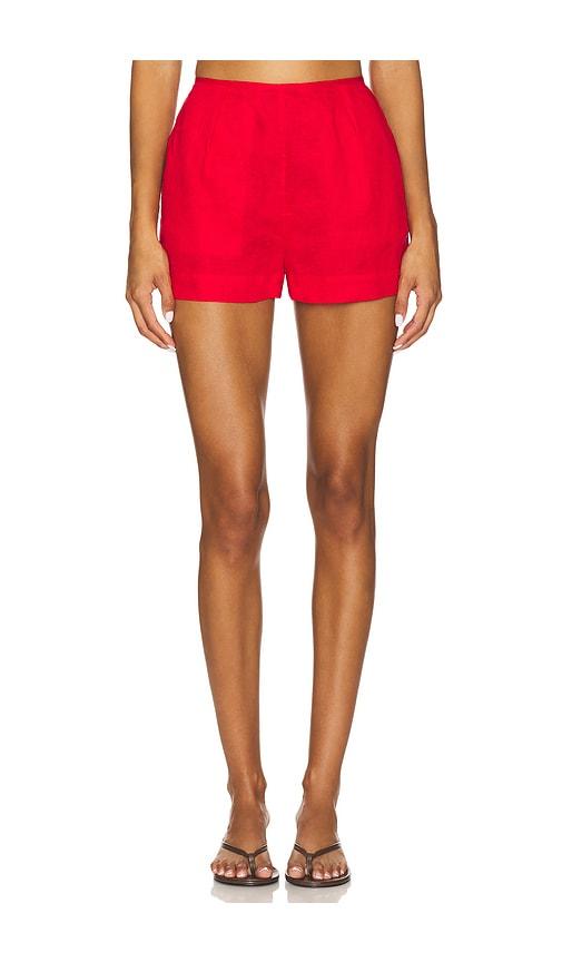 lspace lia short in red. - size m (also in xl)