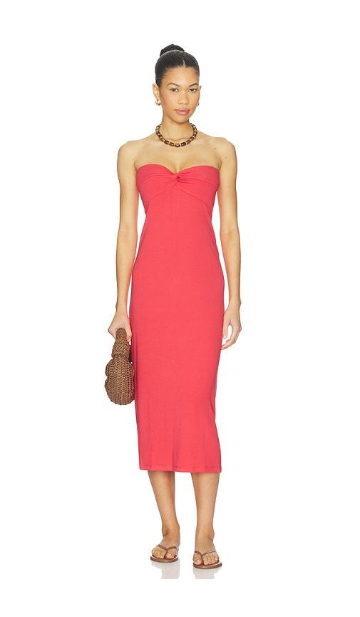 lspace lisette dress in red. - size l (also in m)