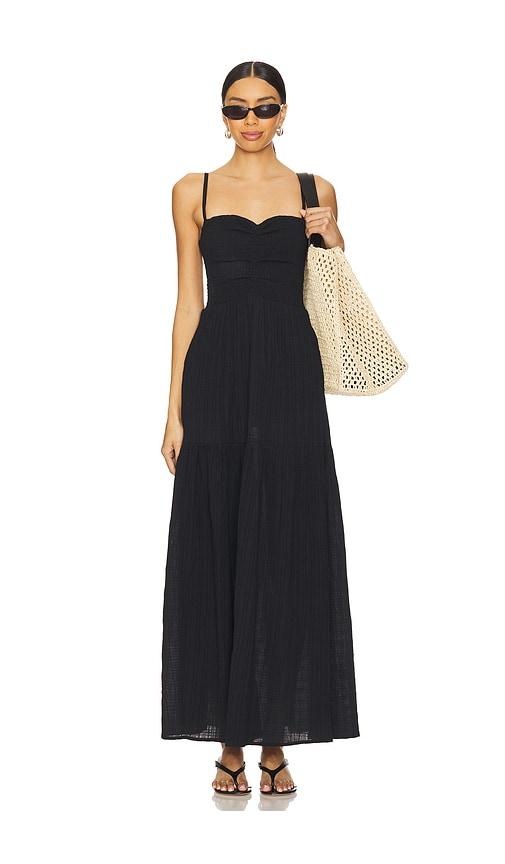 lspace mallorca dress in black. - size m (also in s, xs)