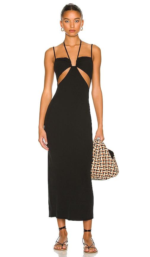 lspace naomi dress in black. - size l (also in xs, xl)