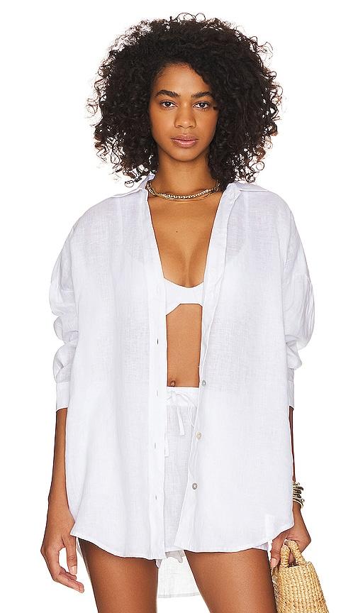 lspace rio tunic in white. - size m/l (also in xl)