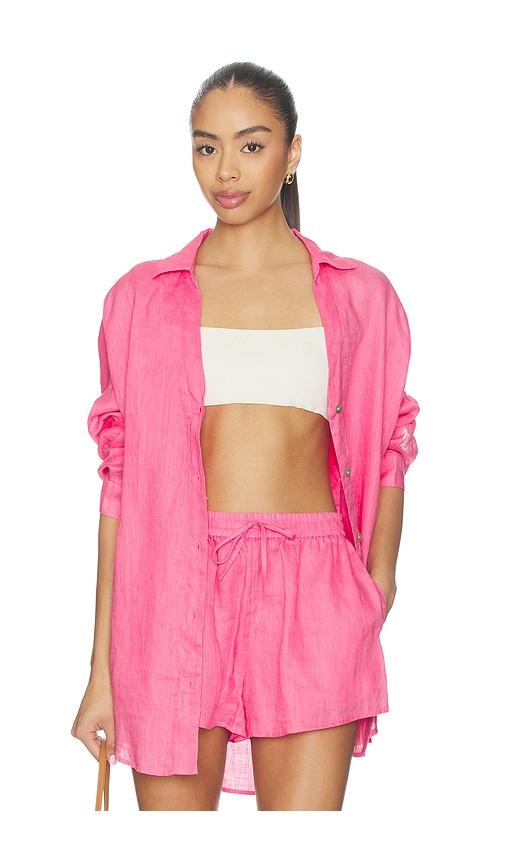 lspace rio tunic top in pink. - size m/l (also in xl)