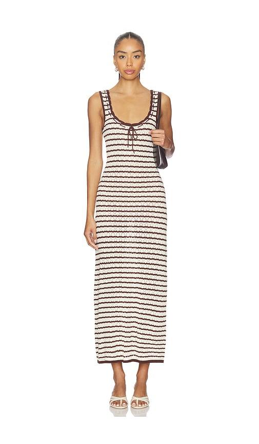 lspace rosalie maxi dress in brown. - size m (also in s, xs)