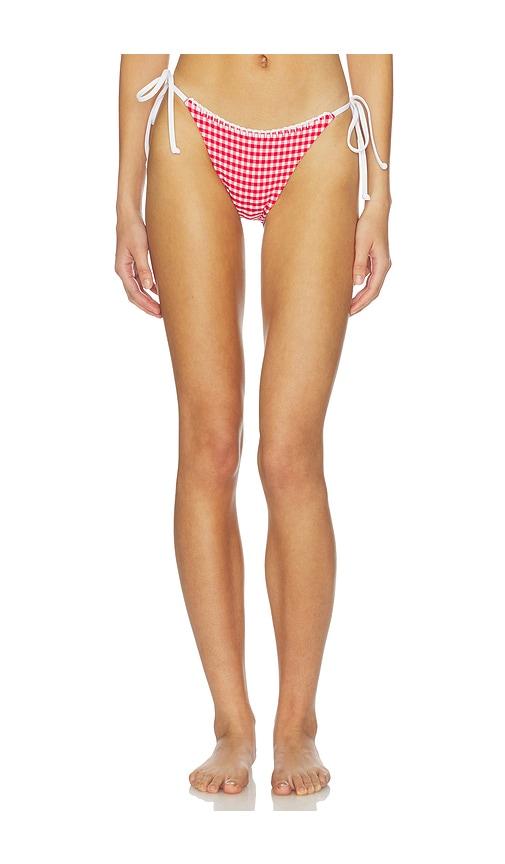 lspace samba bottom in red. - size l (also in s, xs, m, xl)