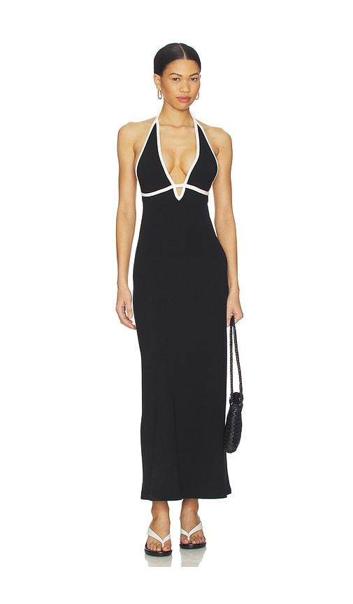 lspace shea maxi dress in black. - size m (also in s, xl)