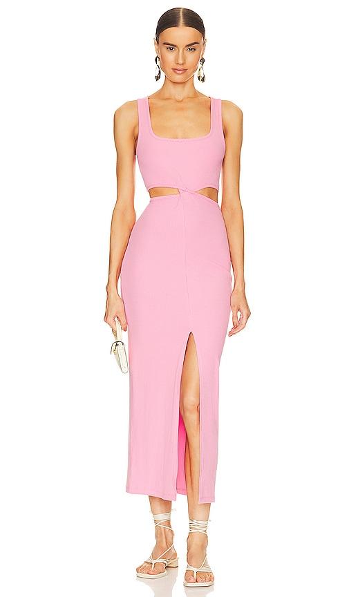 lspace skyler dress in pink. - size l (also in m)