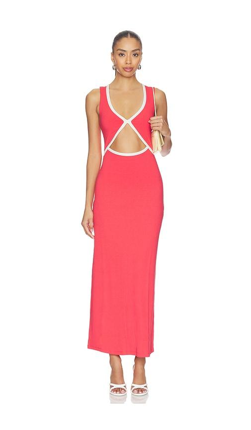 lspace steph dress in red. - size l (also in s, xs, m, xl)