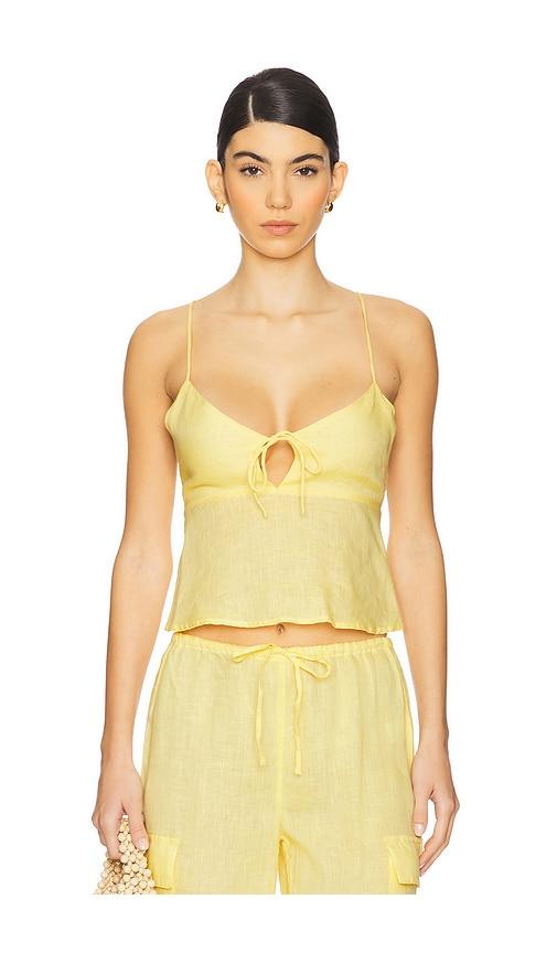 lspace syros top in yellow. - size l (also in m, xl)