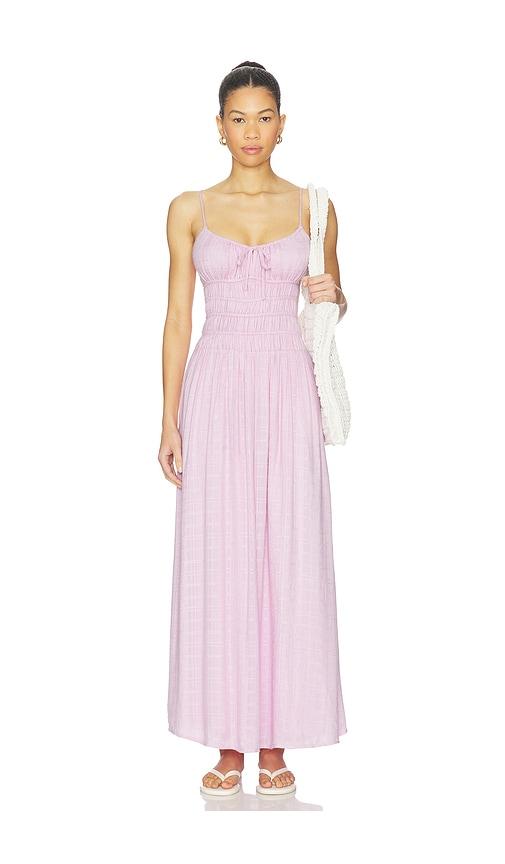 lspace tala maxi dress in lavender. - size l (also in m)