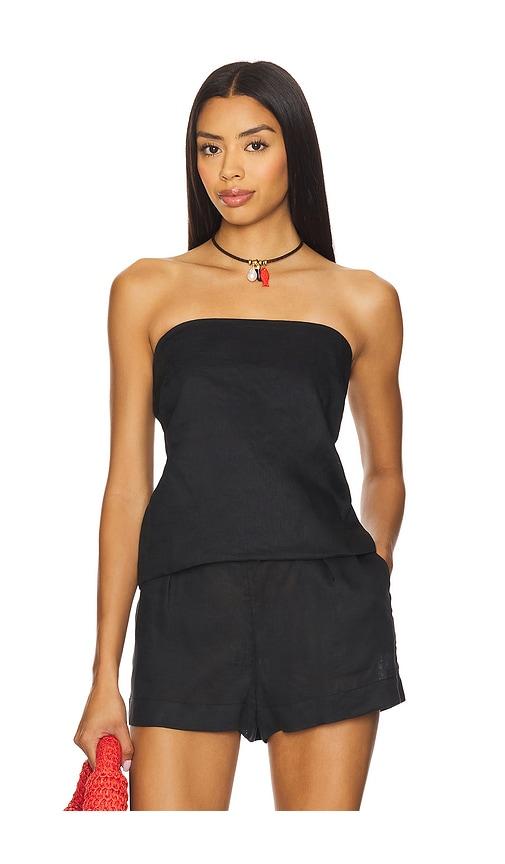 lspace tessa top in black. - size l (also in m, xl)