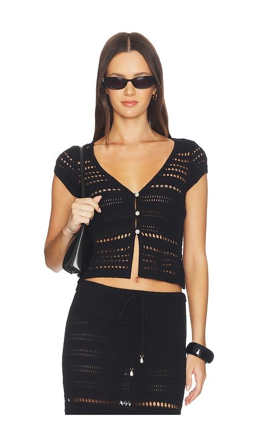 lspace tula top in black. - size l (also in m, s, xs)