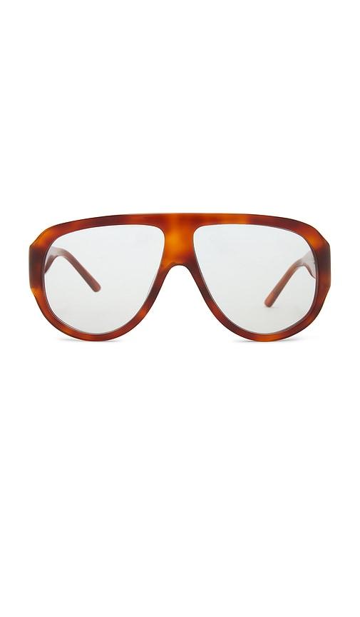 lu goldie bunny sunglasses in brown.