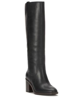 lucky brand womens adana tall block heel boots regular wide extra wide calf