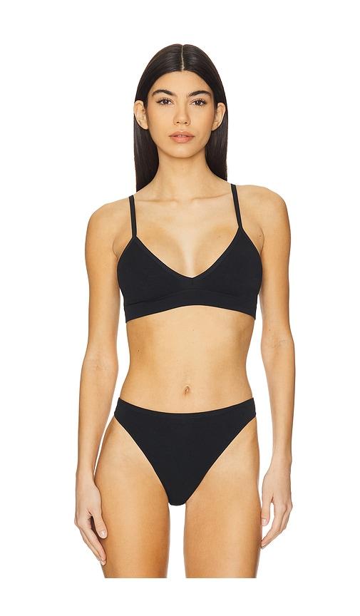 lunya bare bralette in black. - size l (also in s, xl, xs)