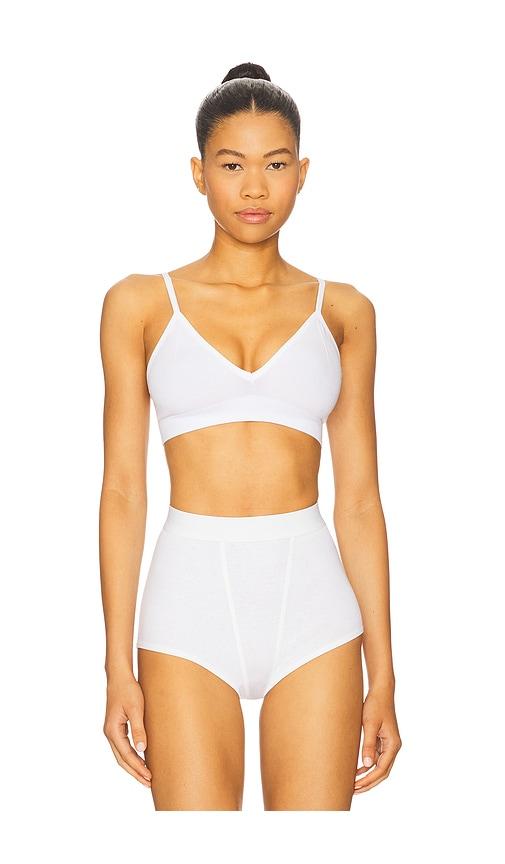 lunya seamless bare bralette in white. - size l (also in xs, s)