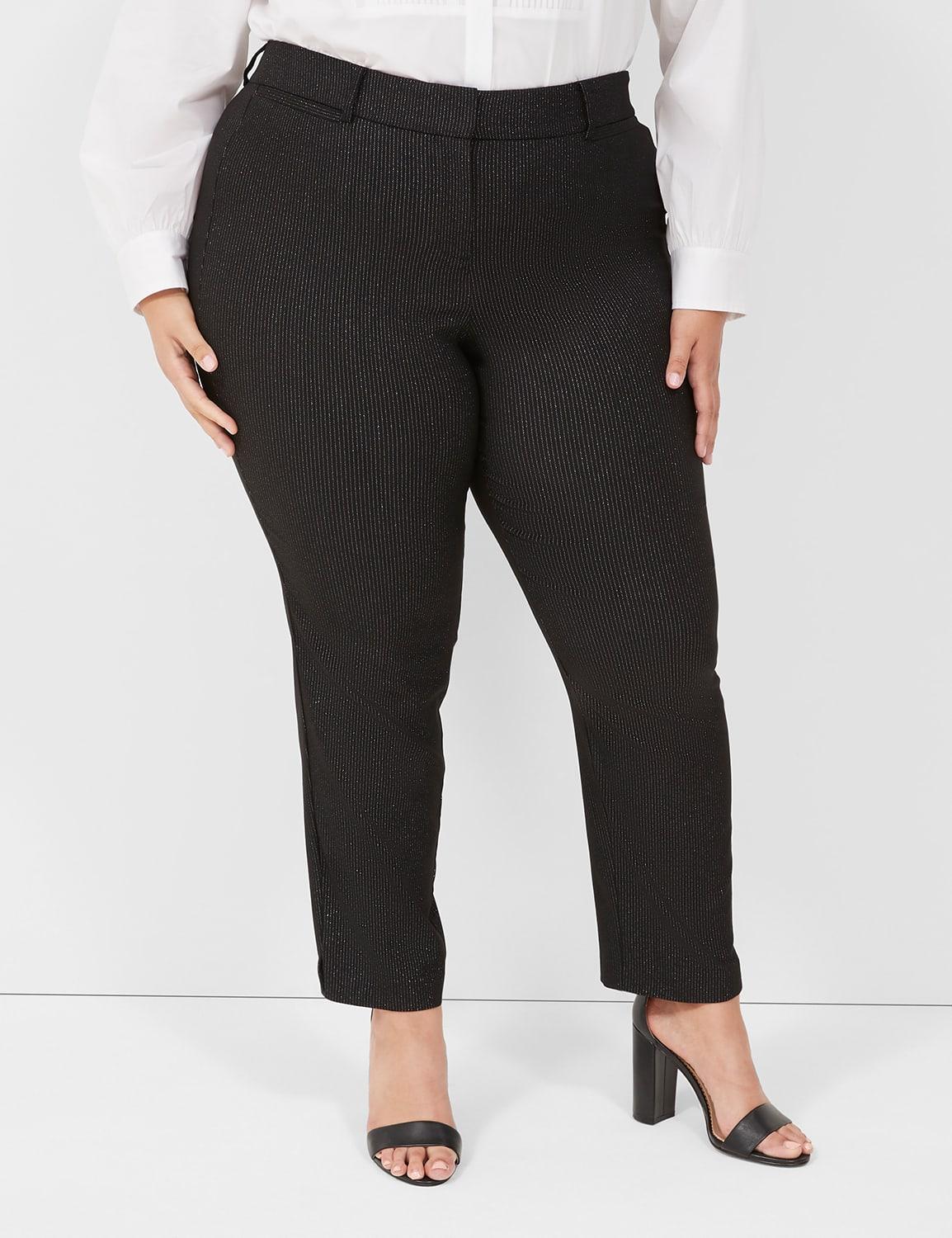 lurex slim ankle 4-season pant
