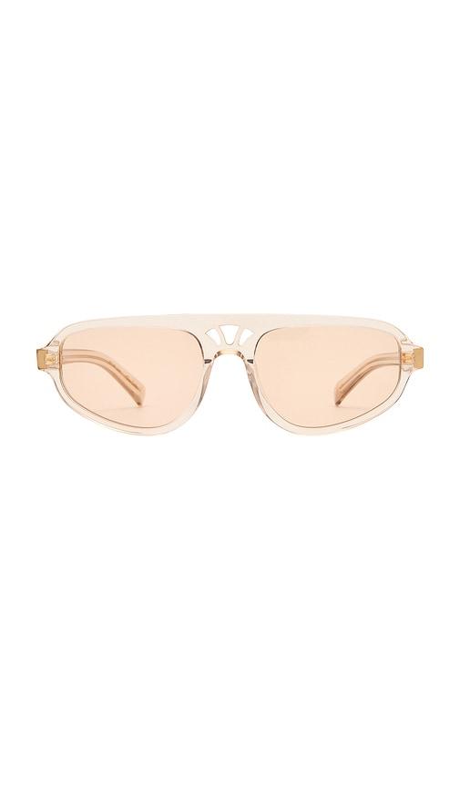 luv lou the dakota sunglasses in beige.