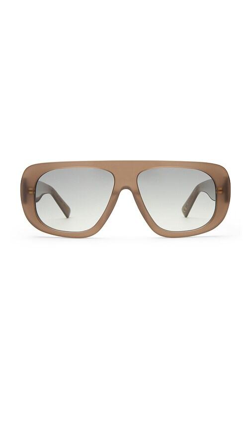 luv lou the dionne sunglasses in brown.