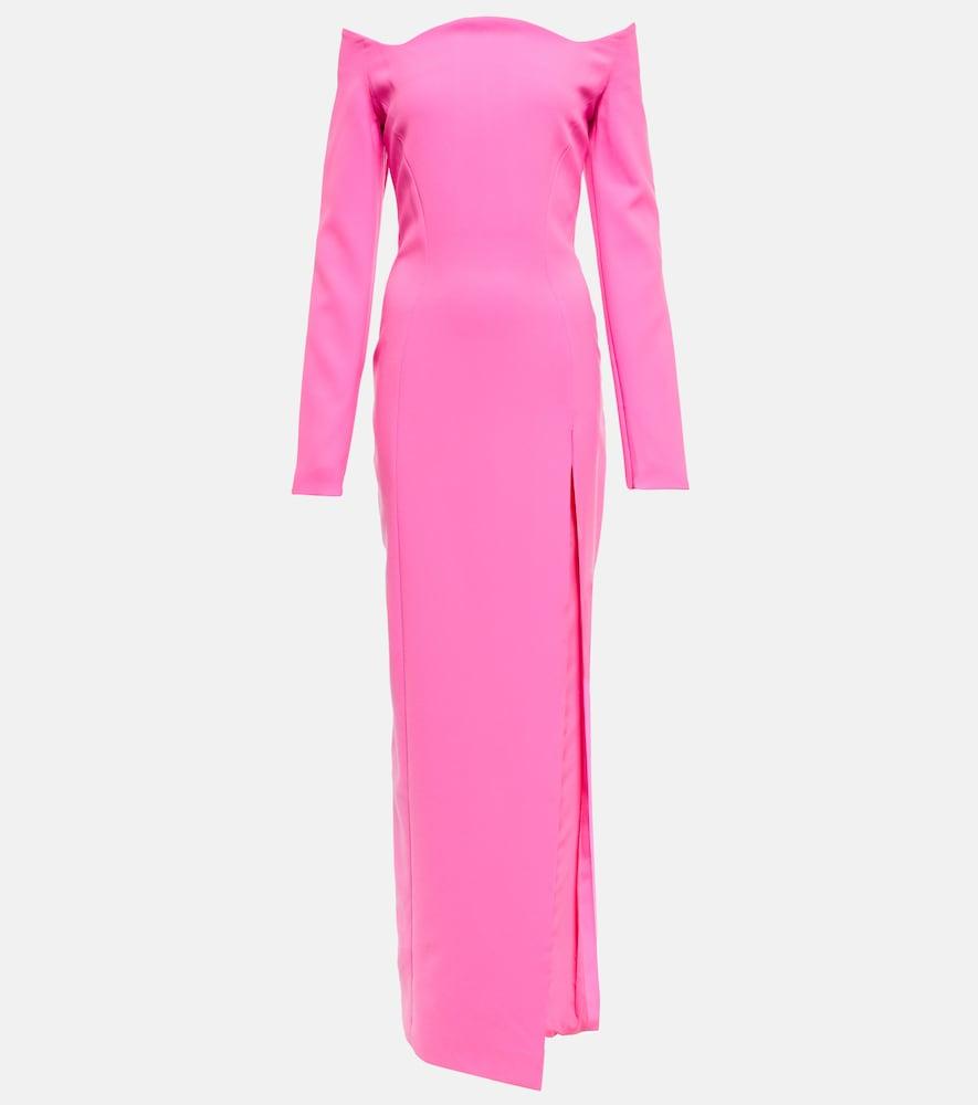 mônot off-the-shoulder gown