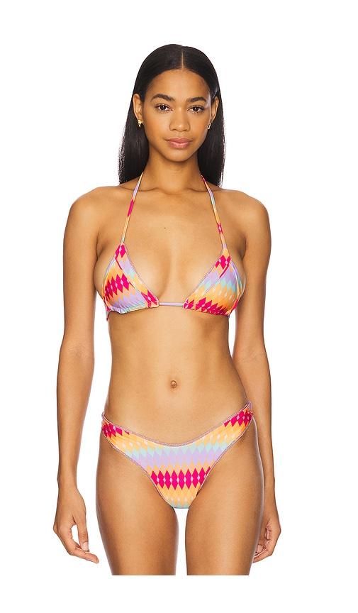 maaji balming bikini top in pink. - size m (also in s)