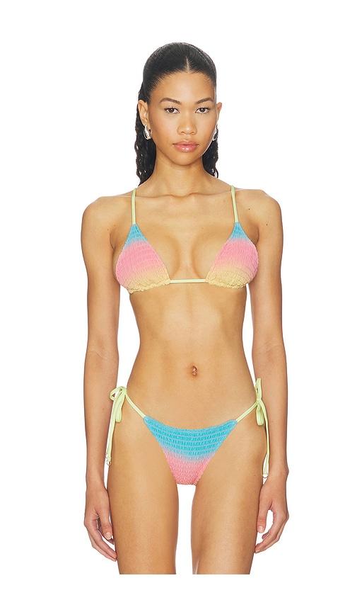 maaji first light zen bikini top in multi. - size l (also in s)