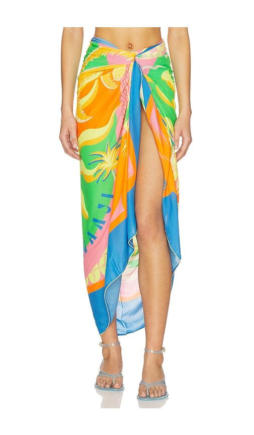 maaji sun flicker isla cover up in yellow.