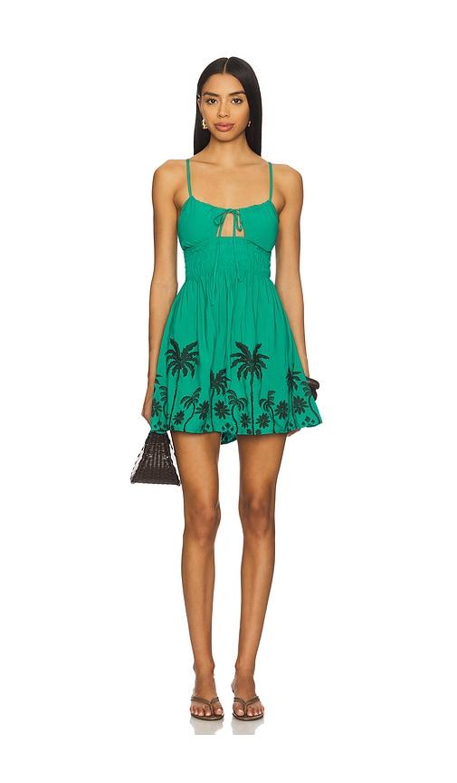 maaji tropical parfait mini dress in green. - size l (also in m)