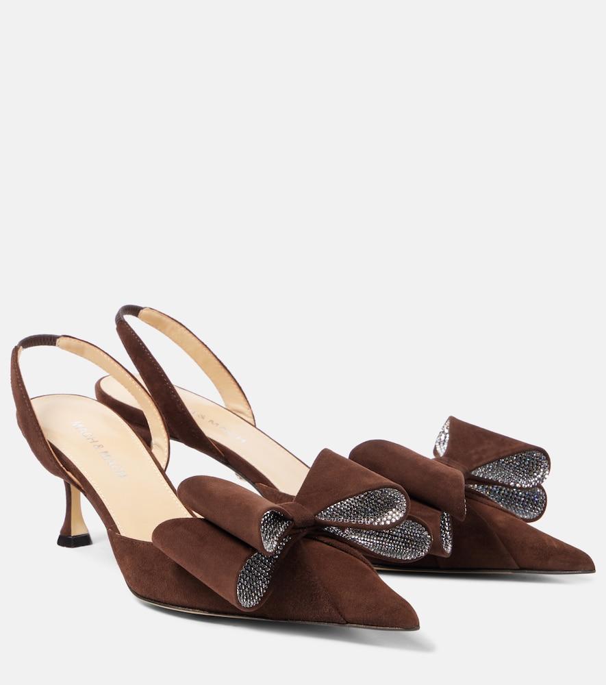 mach & mach le cadeau 65 suede pumps