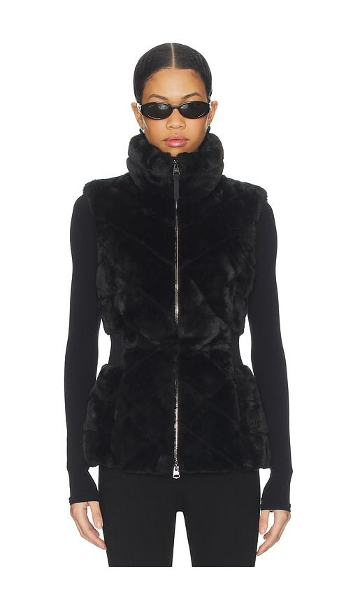mackage twiggy vest in black. - size l (also in m)