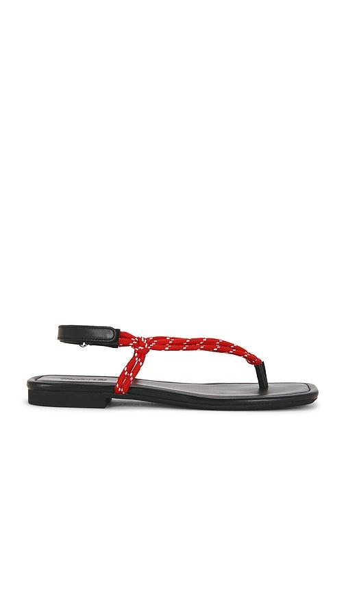madewell aliyah paracord sandal in red. - size 10 (also in 6, 6.5, 7, 7.5, 8, 8.5)