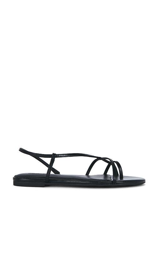 madewell iggy strappy sandal in black. - size 10 (also in 6, 6.5, 8, 8.5, 9)