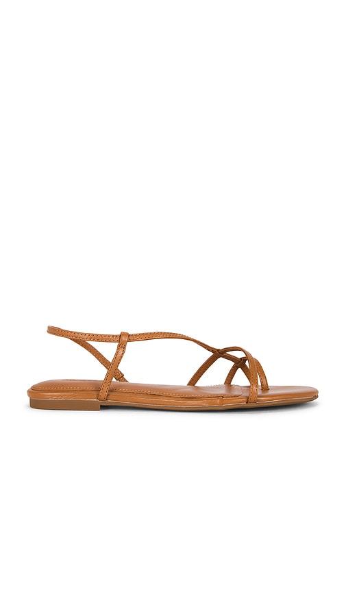 madewell iggy strappy sandal in brown. - size 6 (also in 6.5, 7, 8, 9)