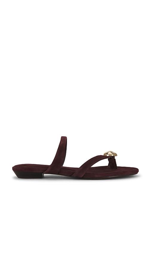 madewell mila organic hardware thong sandal in chocolate. - size 10 (also in 7, 7.5, 8, 8.5, 9, 9.5)