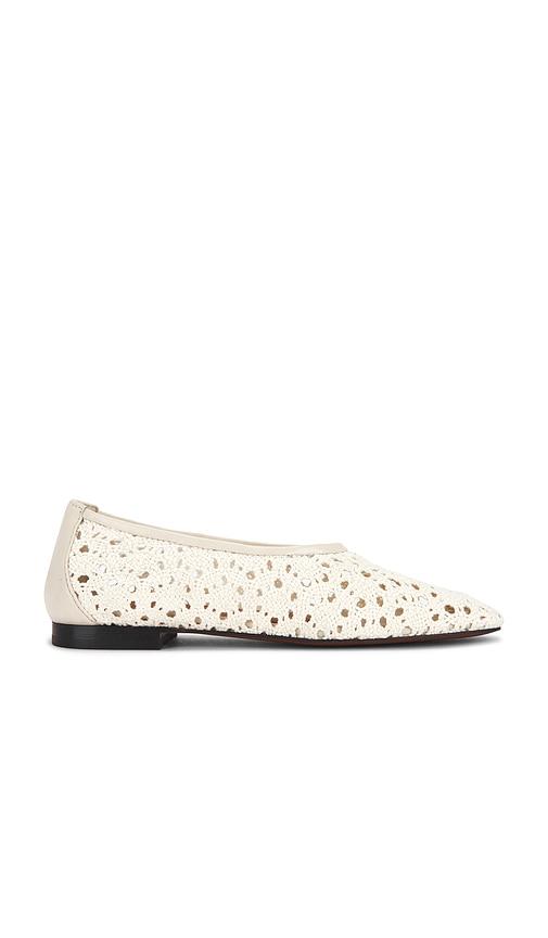 madewell mylie glove flat in cream. - size 10 (also in 6, 6.5, 7, 7.5, 8)