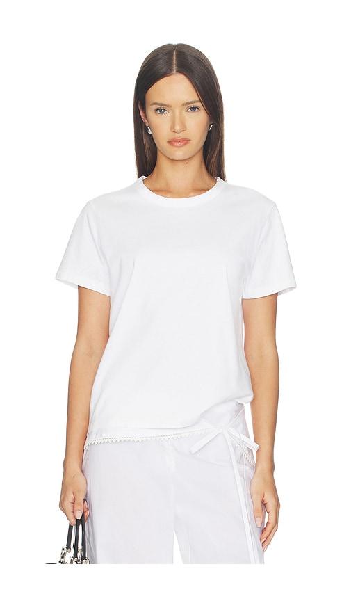 madewell perfect crewneck tee shirt in white. - size xs (also in xxl, xxs)
