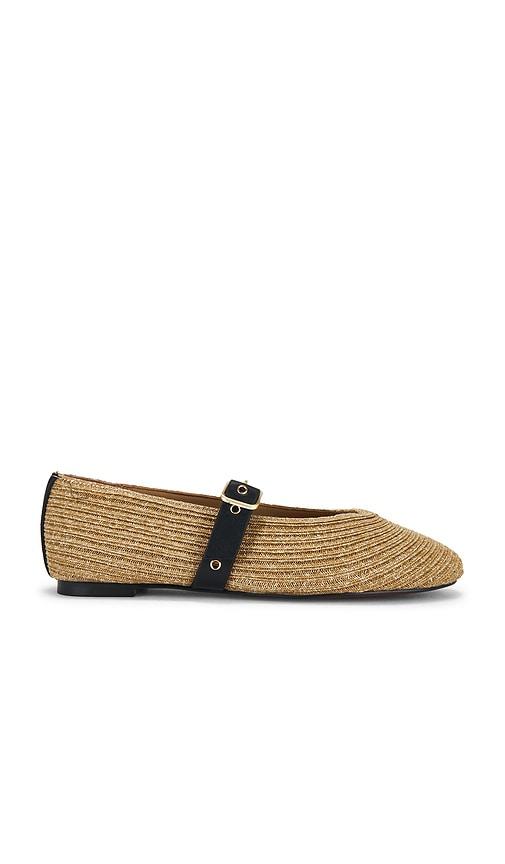 madewell raffia remy mary jane flat in brown. - size 6 (also in 7, 8, 8.5, 9)