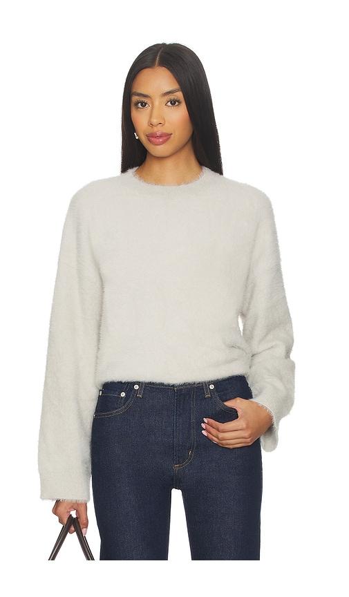 madison the label angelina knit sweater in grey. - size m (also in xs, s, xl/1x)