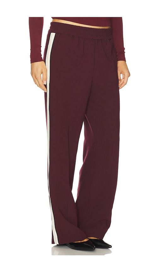 madison the label brianna pant in burgundy. - size m (also in s, xl)