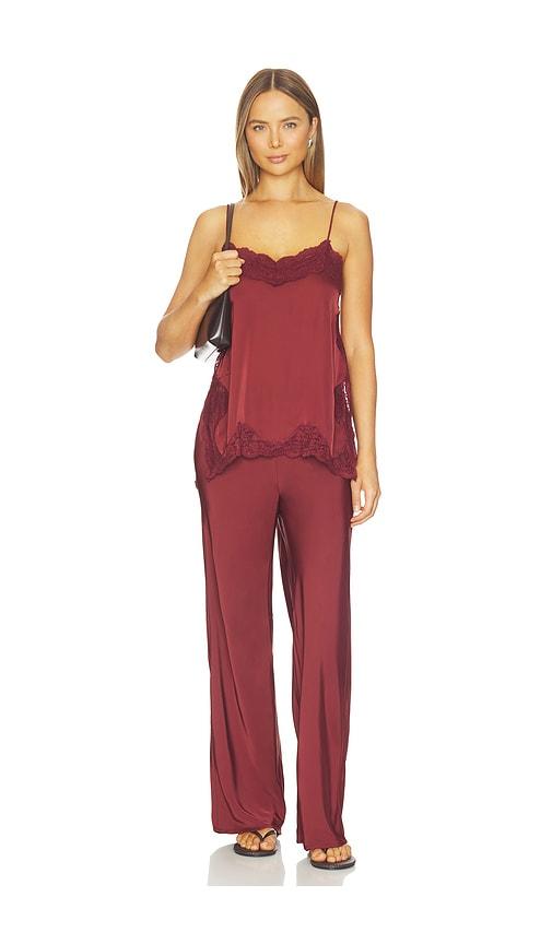 madison the label mela set in burgundy. - size m (also in xs, s)