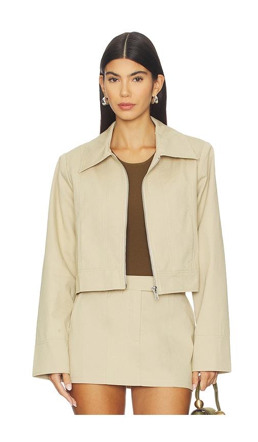 madison the label nikolas jacket in beige. - size l (also in xs, s, xl/1x)