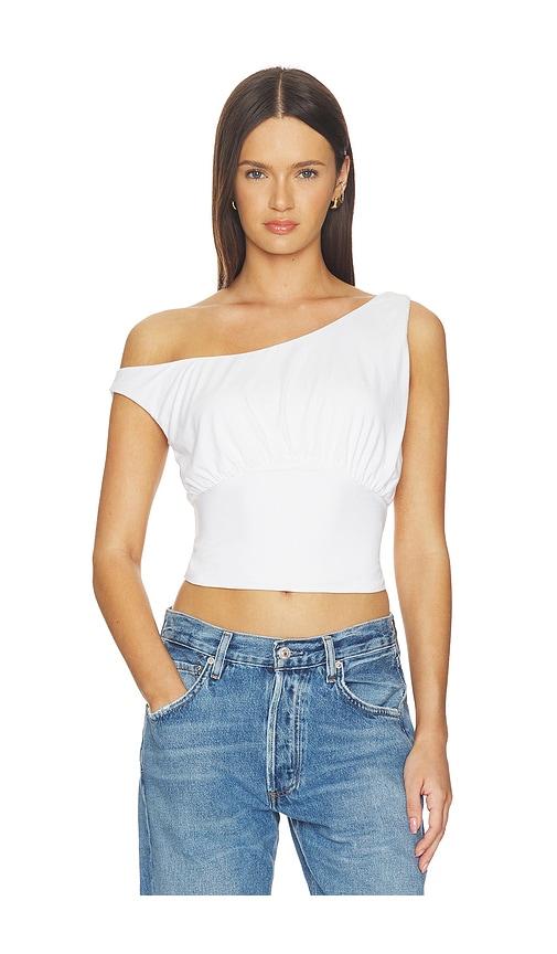 madison the label nisma top in white. - size m (also in s, xs)